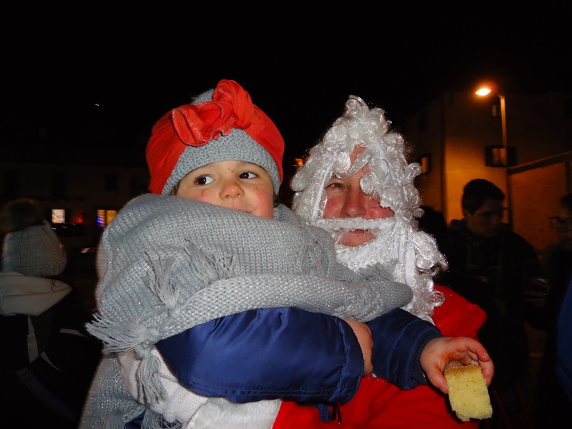 Nicole a Babbo Natale